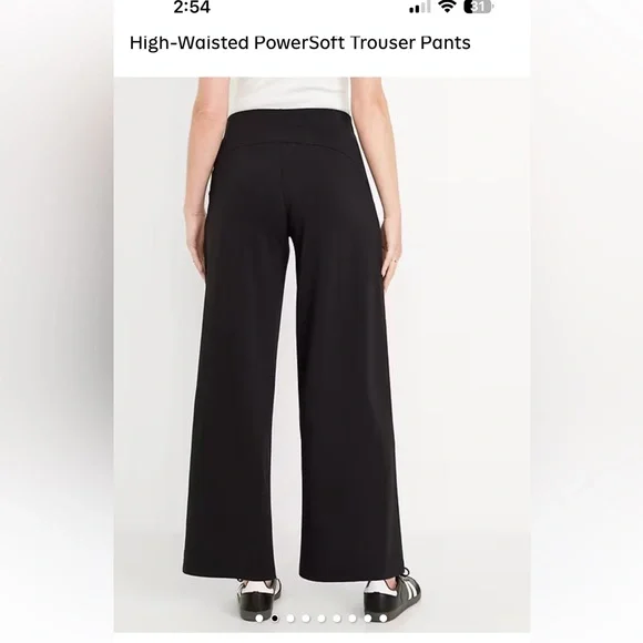 Old Navy Black Wide-Leg Pants - Picture 2 of 5